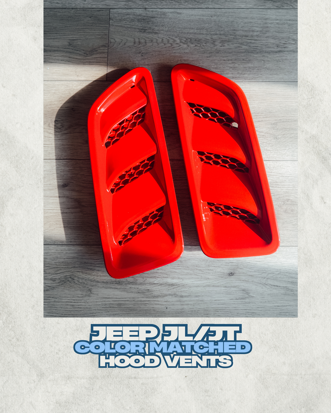 Hood Vents Color Matched for Jeep JL JT Rubicon