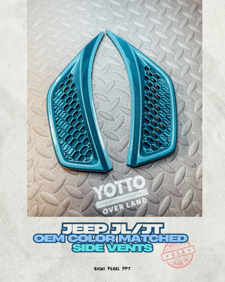 Side Vents Color Matched for Jeep JL JT Rubicon