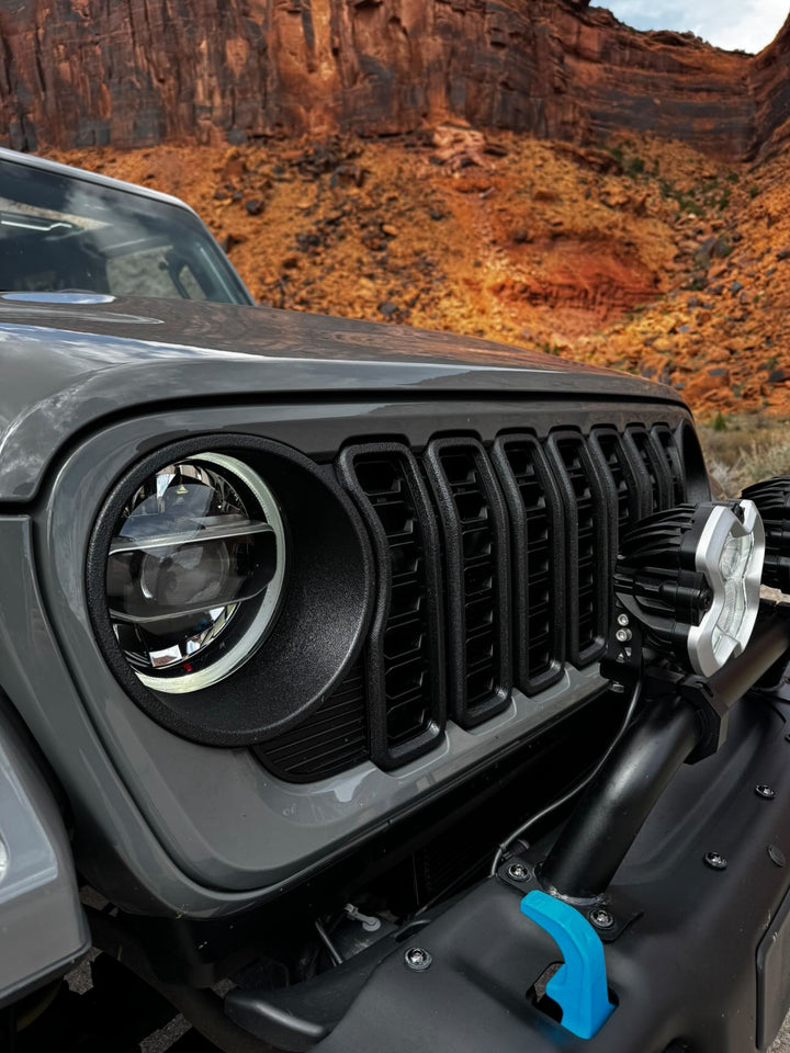 Blackout Insert Covers fits JL/JT 24+ Grille * Silver Delete