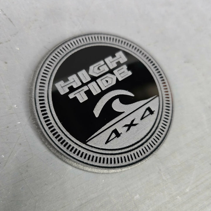 Jeep Engraved "HIGH TIDE RATED" Emblem
