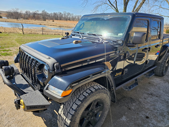 Custom-Painted Side Vents fits Jeep JL/JT Rubicon