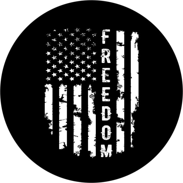 Freedom - American Flag Spare Tire Cover for Jeep, Bronco, RV, Camper, & More