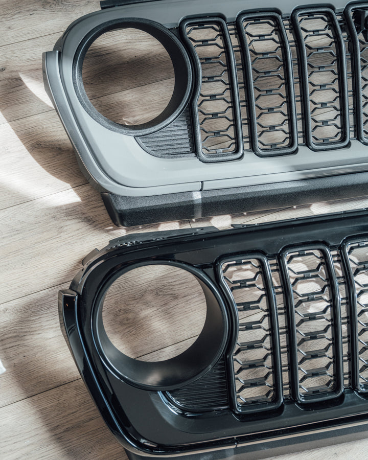 Custom Paint Matched Front Grille – Refreshed Style fits Jeep Wrangler JL/ Gladiator JT