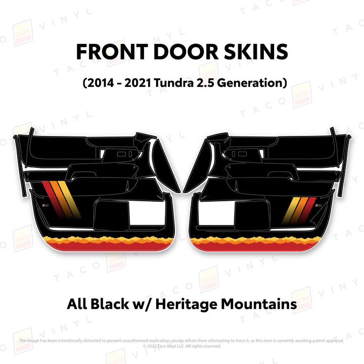 2014-21 Tundra Door Skins