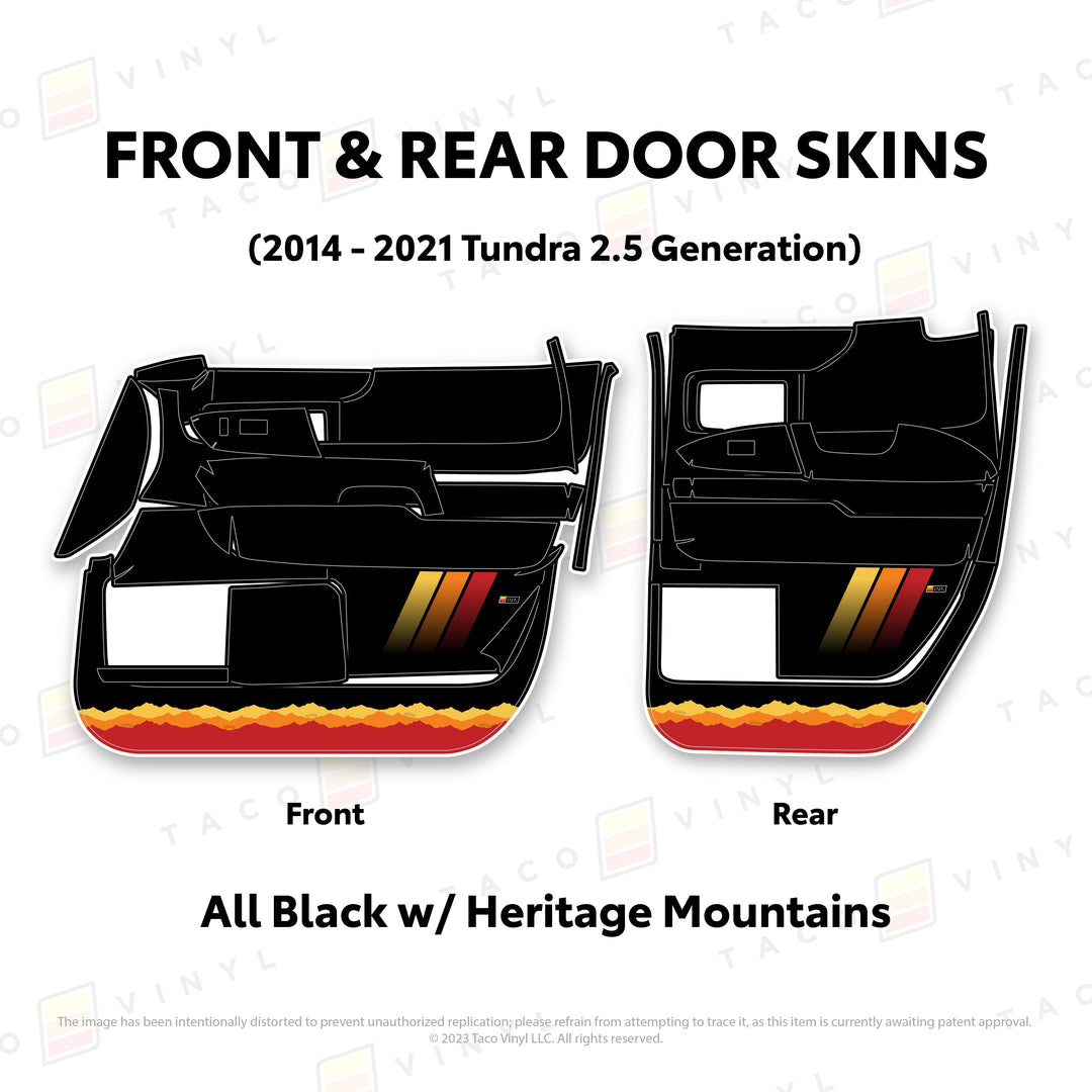 2014-21 Tundra Door Skins