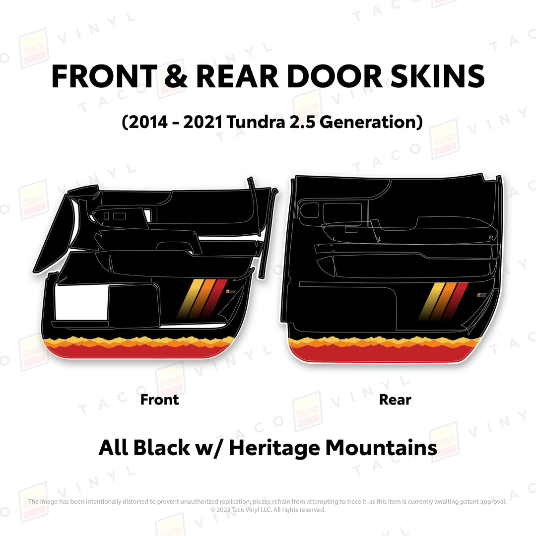 2014-21 Tundra Door Skins