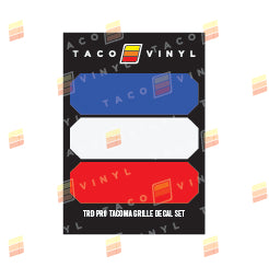 Taco Vinyl Pro Grille Decals