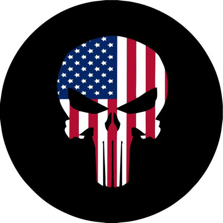 American Flag Punisher Skull