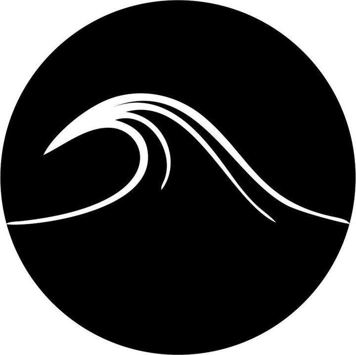 Beach Wave - Simple Custom Spare Tire Cover for Jeep, Broncos, Vans, Camper, RV, & More