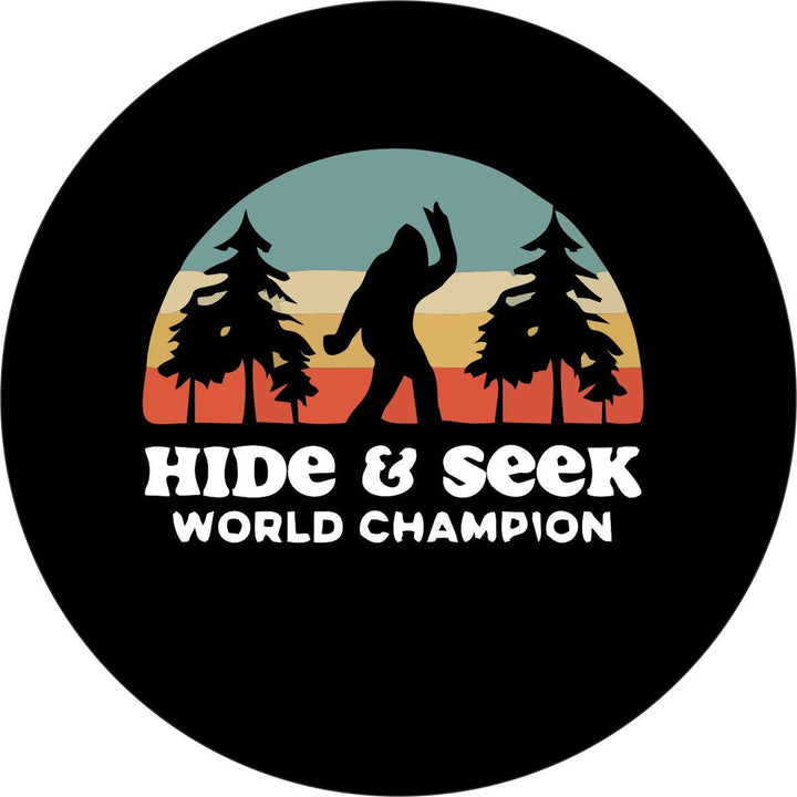 Bigfoot/Sasquatch Hide and Seek World Champion Spare Tire Cover