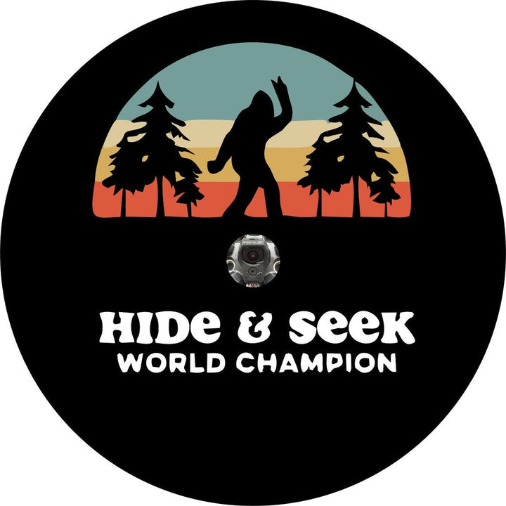 Bigfoot/Sasquatch Hide and Seek World Champion Spare Tire Cover