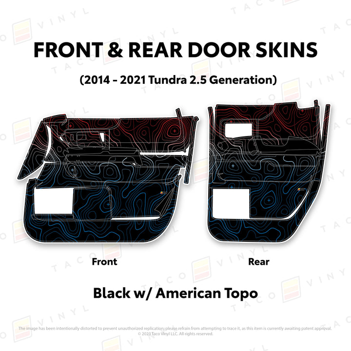 2014-21 Tundra Door Skins