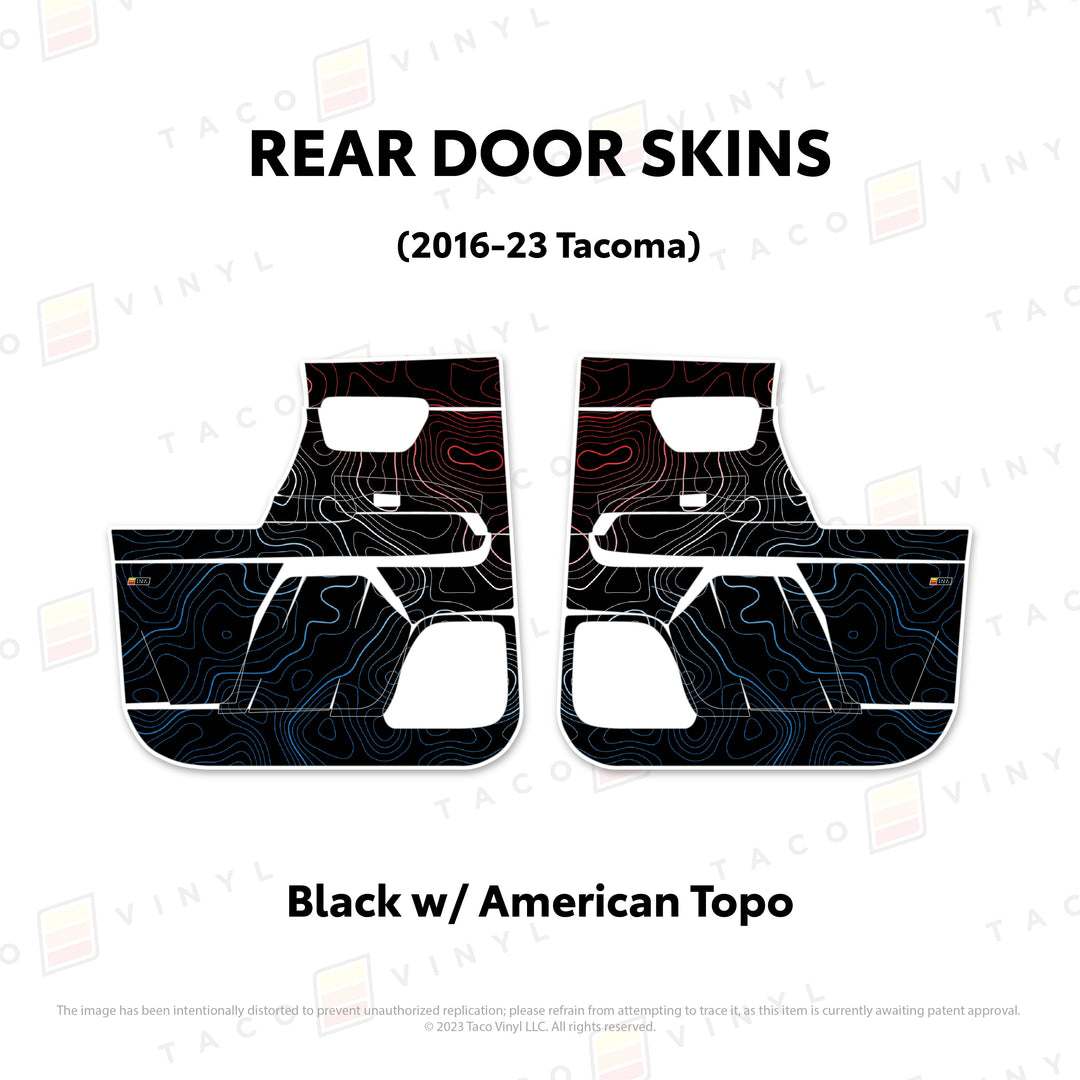 2016-23 Tacoma Door Skins