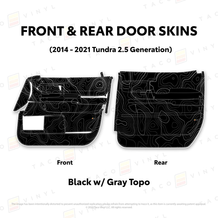 2014-21 Tundra Door Skins