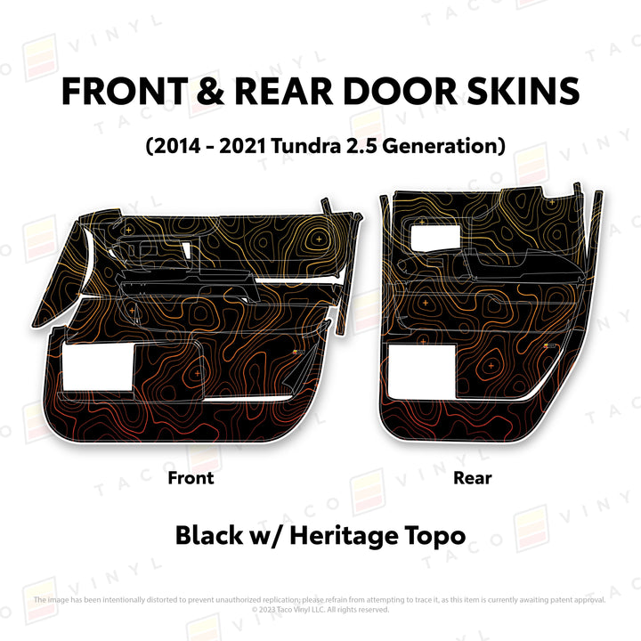 2014-21 Tundra Door Skins