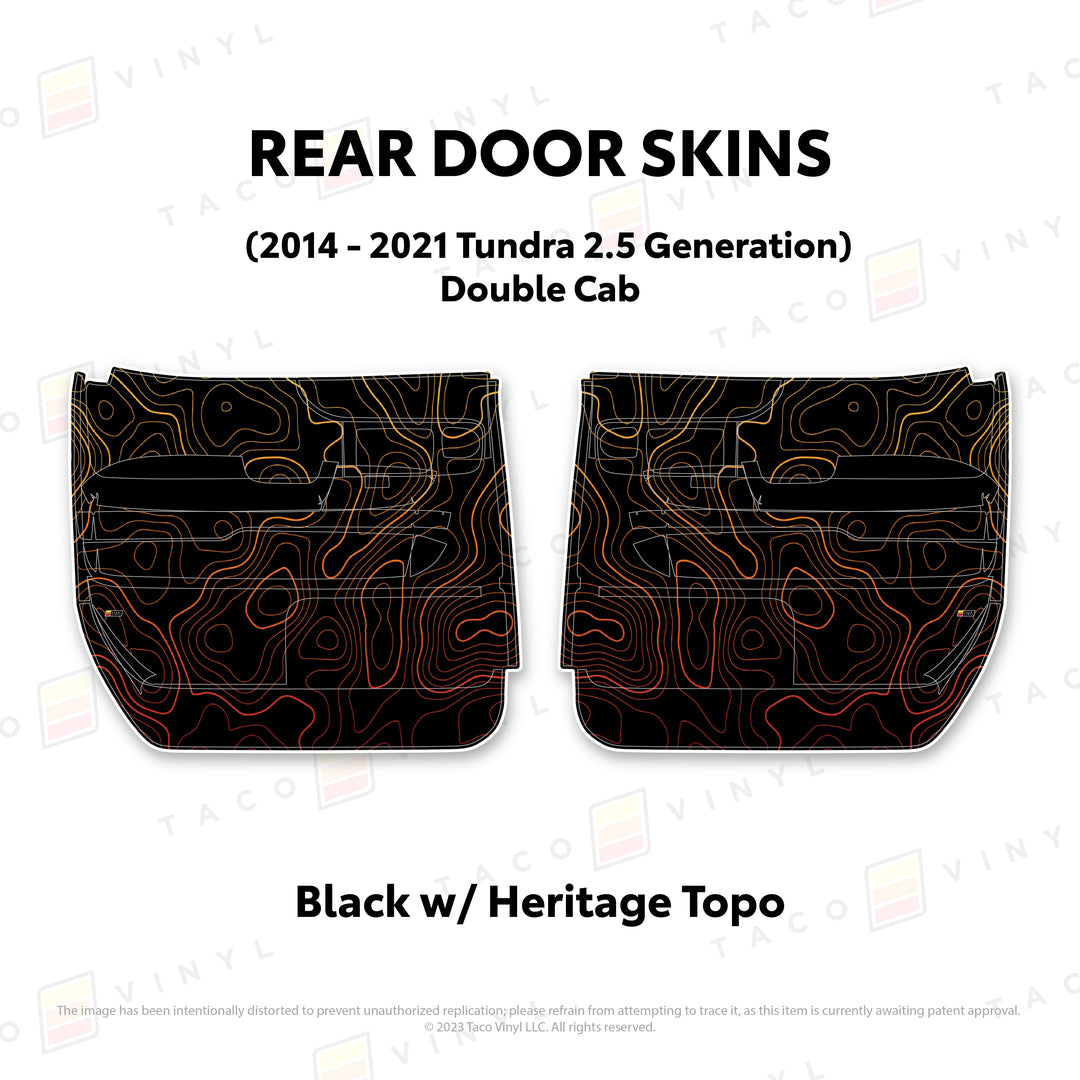 2014-21 Tundra Door Skins