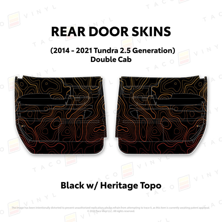 2014-21 Tundra Door Skins