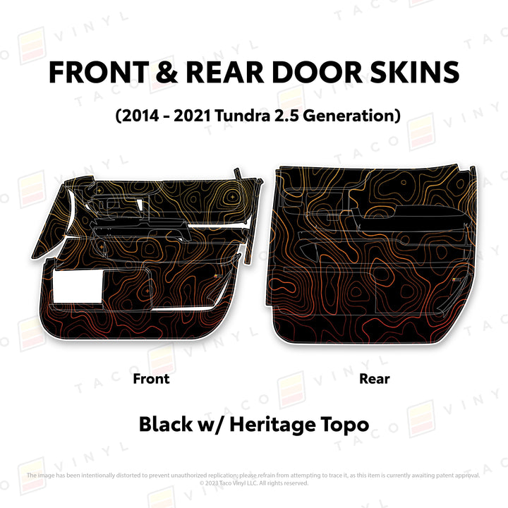2014-21 Tundra Door Skins