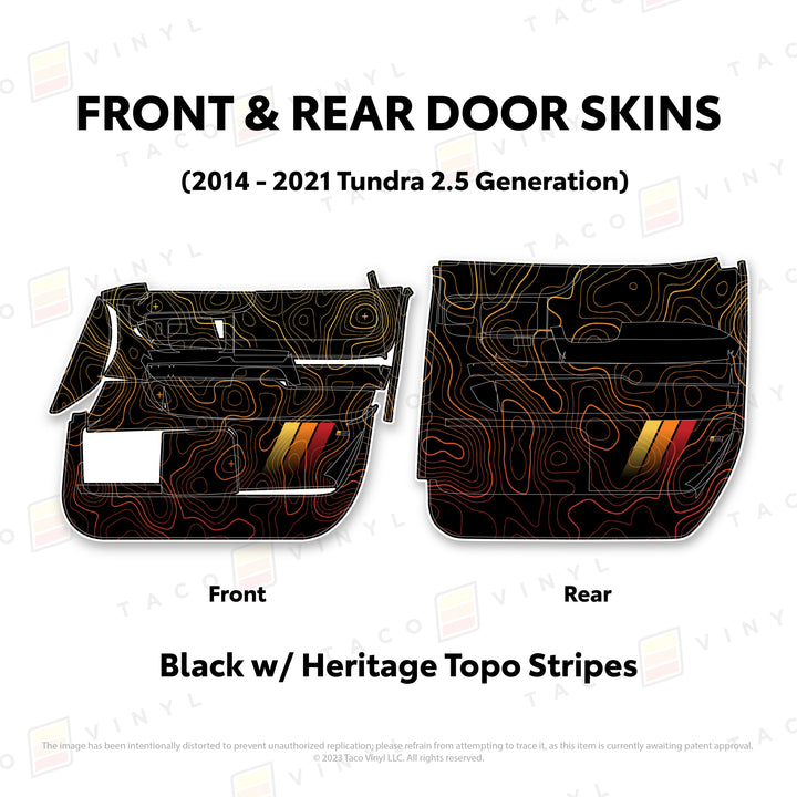 2014-21 Tundra Door Skins