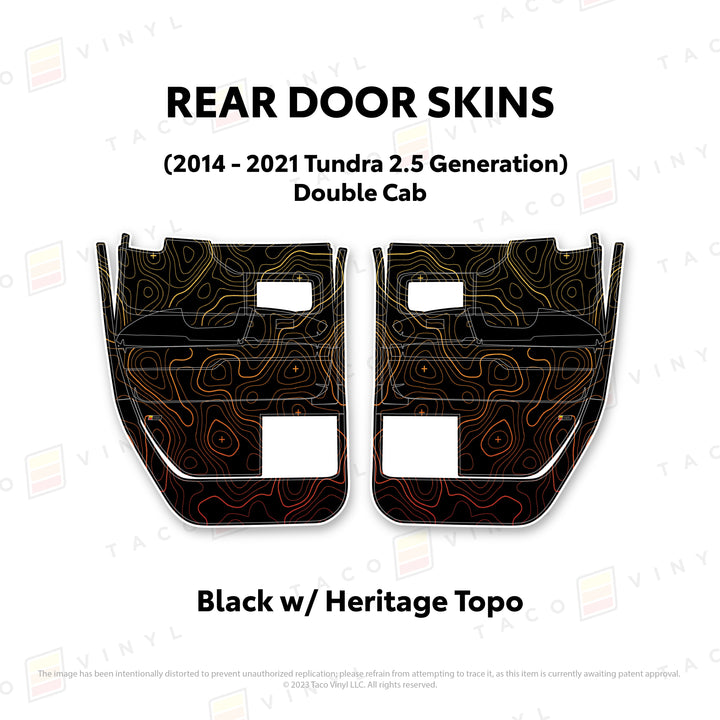 2014-21 Tundra Door Skins