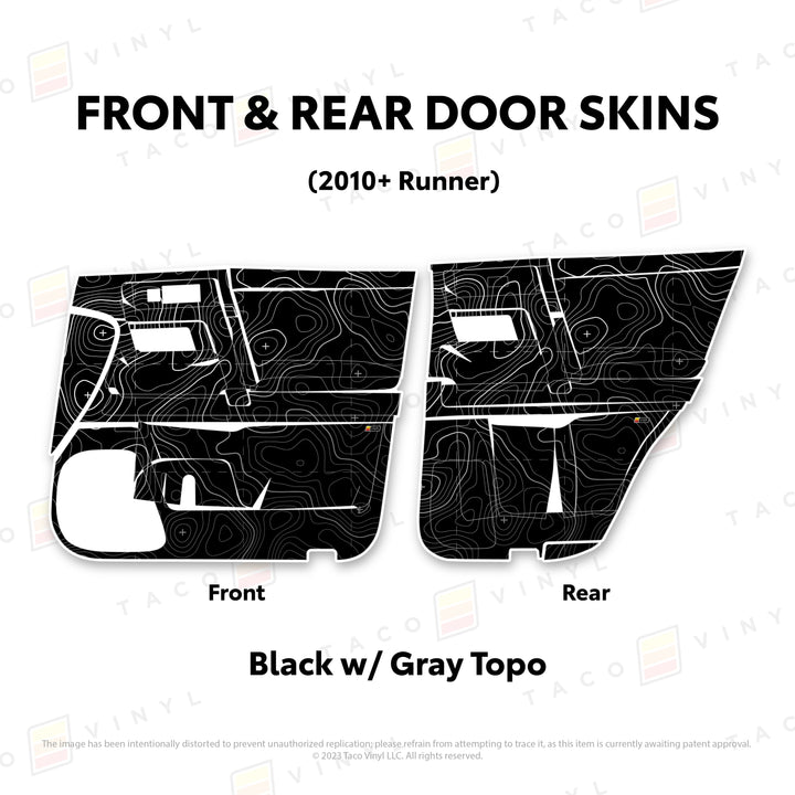 2010-24 4Runner Door Skins