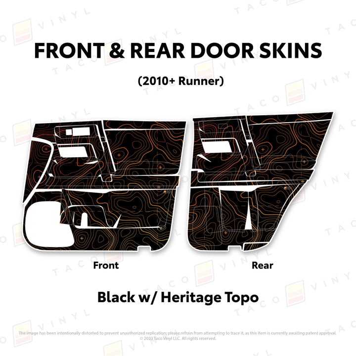 2010-24 4Runner Door Skins
