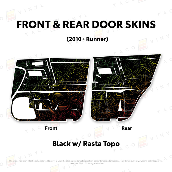 2010-24 4Runner Door Skins