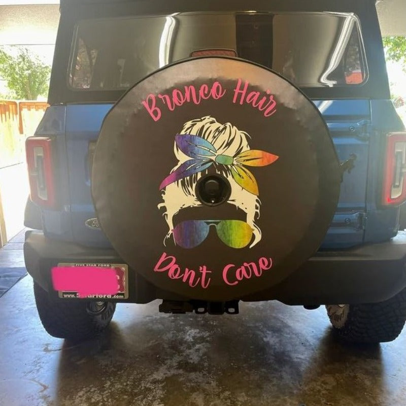 Custom Spare Tire Cover for Jeep, RV, Bronco Camper, Trailer, & More