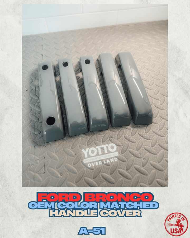 Ford Bronco Painted Handle Covers With Smart Entry *Seamless Fitment | Area 51 - KU - In Stock | 4 Door | |