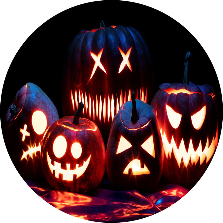 Bunch of Pumpkins - Spooky Season Spare Tire Cover for Jeep, RV, Camper, Bronco