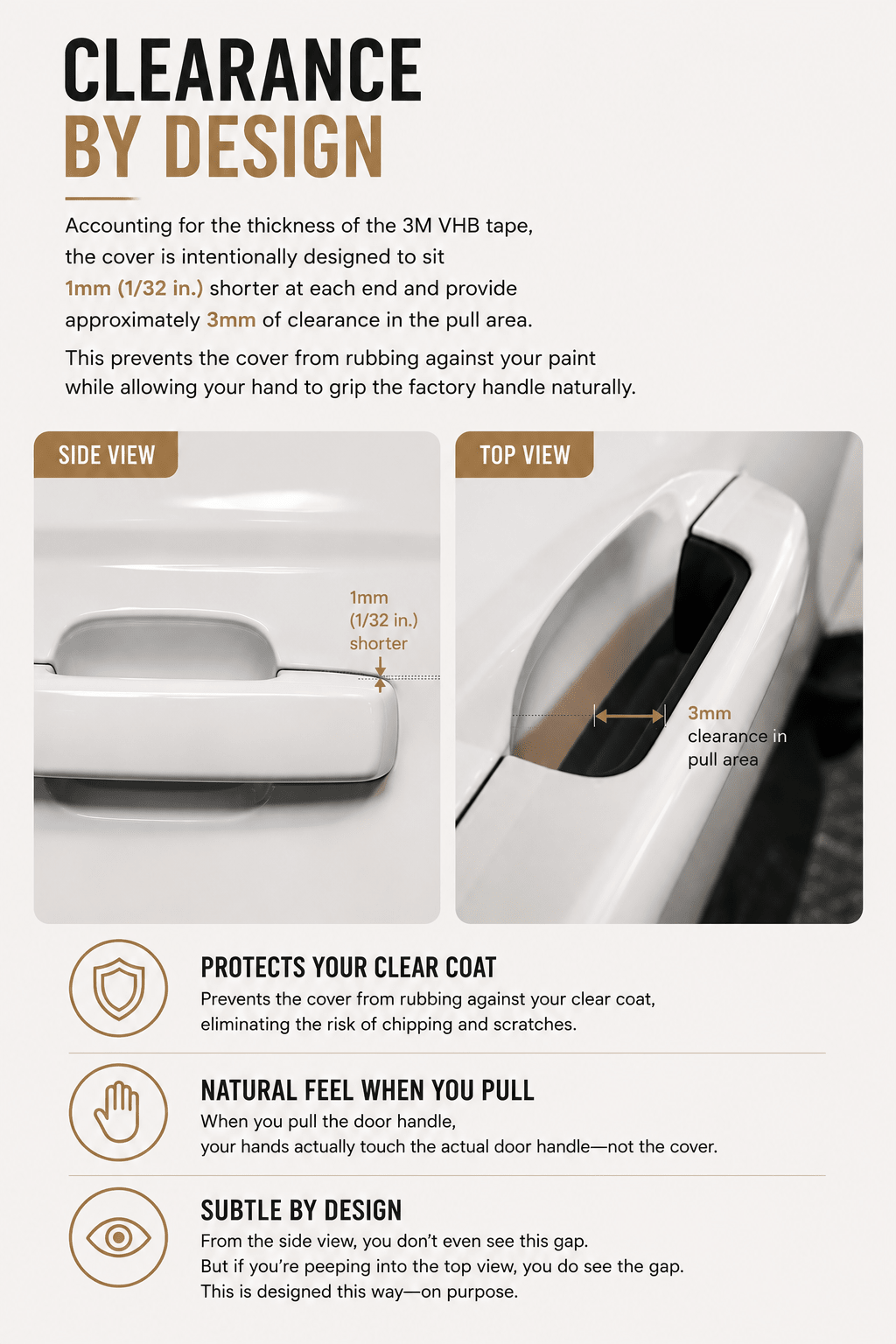 Ford Bronco Painted Handle Covers With Smart Entry *Seamless Fitment | Avalanche - DR | 4 Door | |