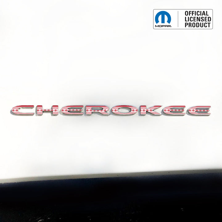 Winter Collection // CHEROKEE Door Emblem Overlay Decal Set // Fits 2014–2025 Jeep Cherokee