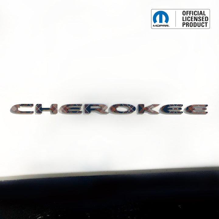 Winter Collection // CHEROKEE Door Emblem Overlay Decal Set // Fits 2014–2025 Jeep Cherokee