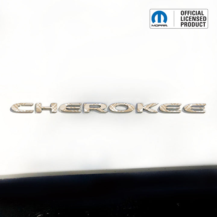 Winter Collection // CHEROKEE Door Emblem Overlay Decal Set // Fits 2014–2025 Jeep Cherokee