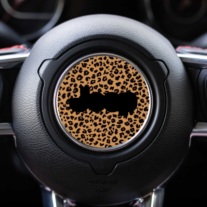 Animal Print Steering Wheel Decal for Jeep