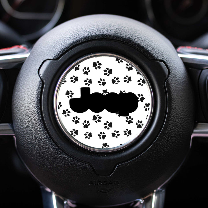 Animal Print Steering Wheel Decal for Jeep