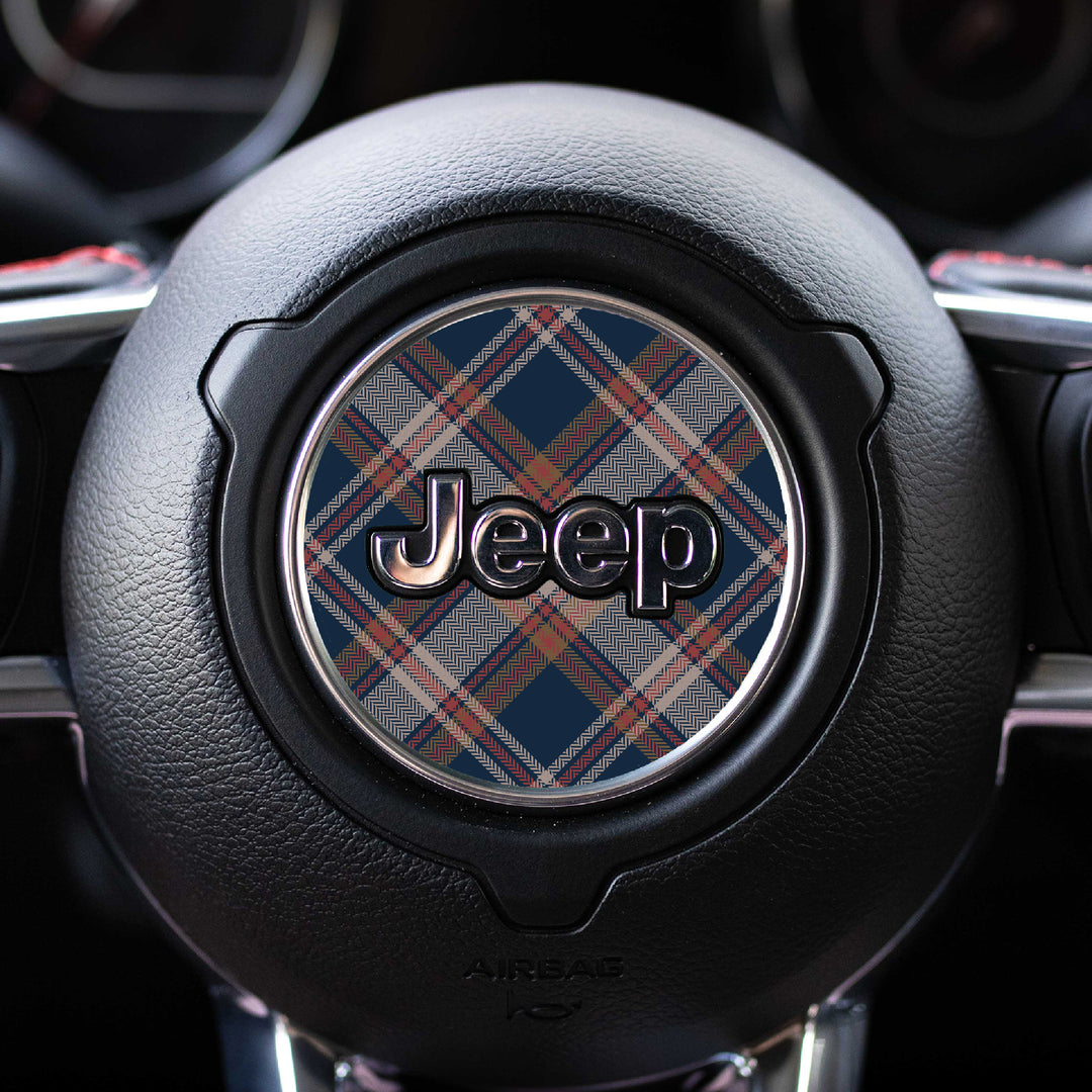 Winter Collection // Steering Wheel Decal for Jeep // Limited Edition Seasonal Prints