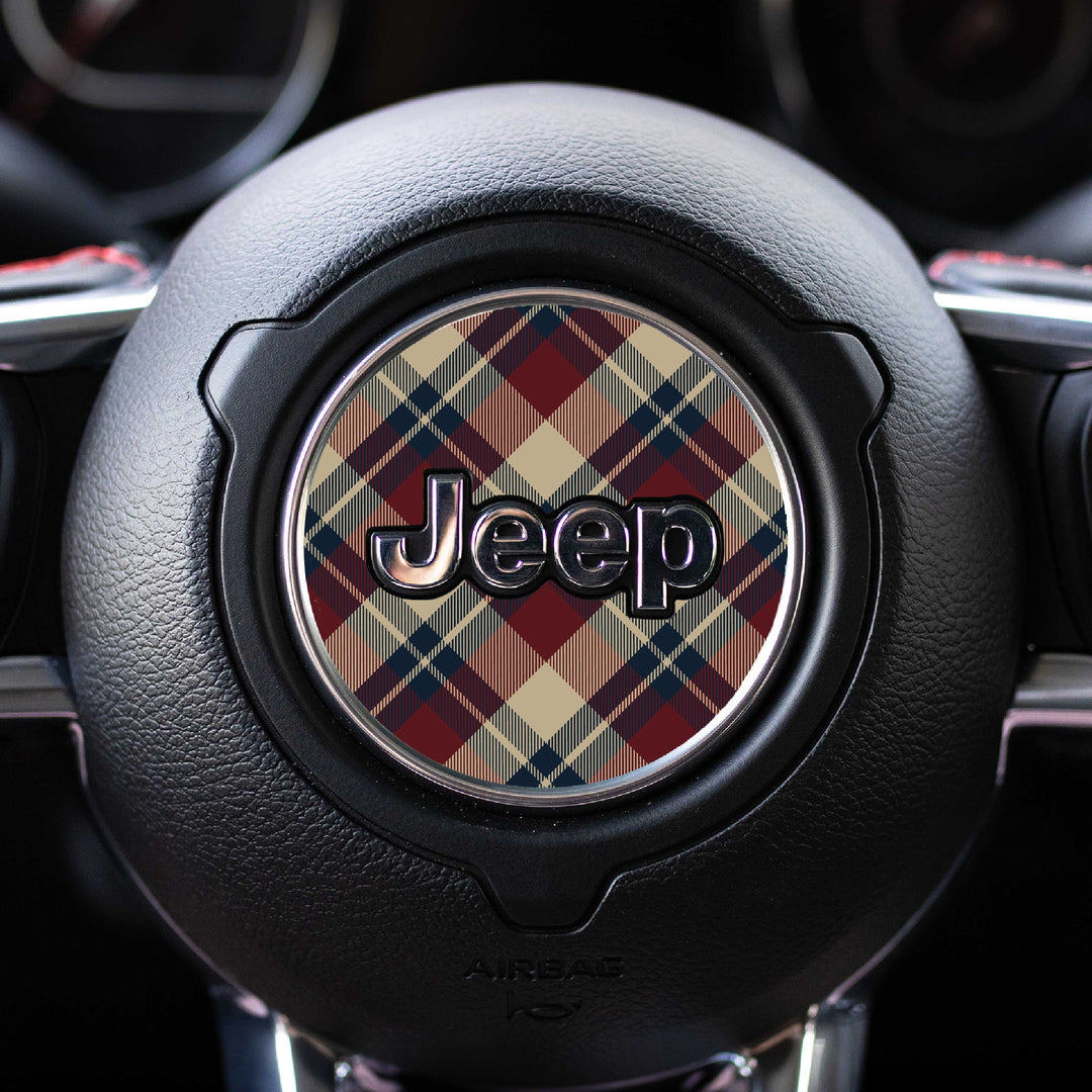 Winter Collection // Steering Wheel Decal for Jeep // Limited Edition Seasonal Prints