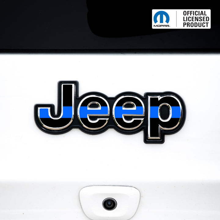 JEEP Emblem Overlay Decals – Solid Colors | Fits Grand Cherokee, Cherokee, Compass, Renegade, Liberty & Patriot