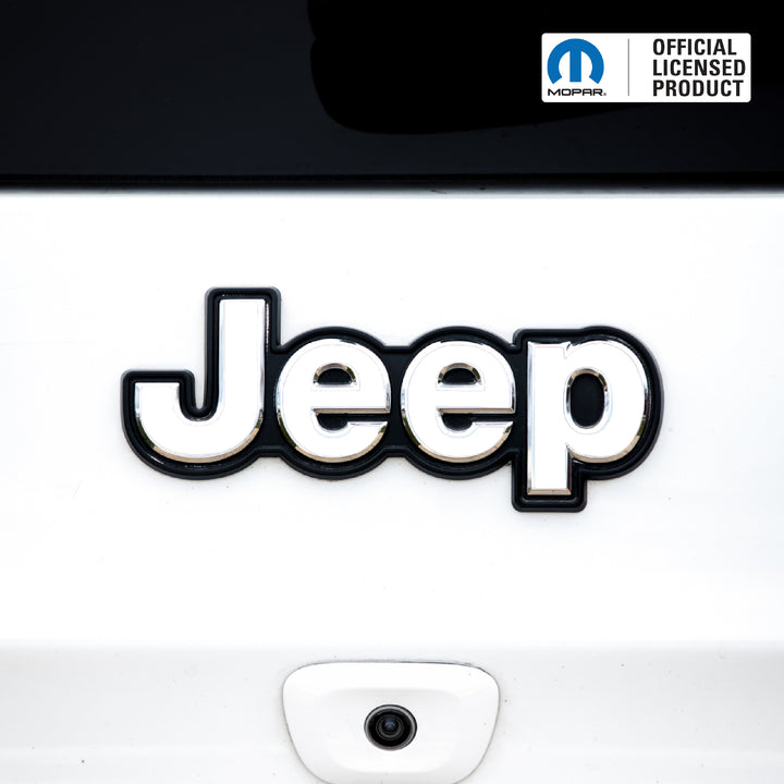 JEEP Emblem Overlay Decals – Solid Colors | Fits 2015+ Jeep Renegade