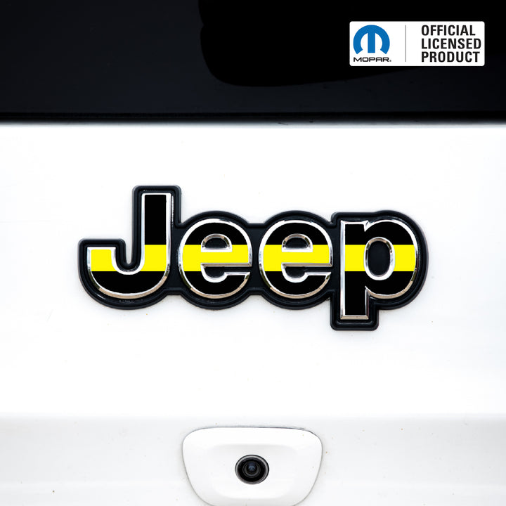JEEP Emblem Overlay Decals – Solid Colors | Fits Grand Cherokee, Cherokee, Compass, Renegade, Liberty & Patriot