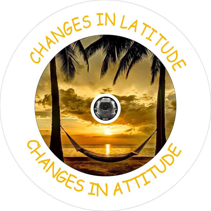 Changes in Latitude Changes in Attitude Sunset Spare Tire Cover