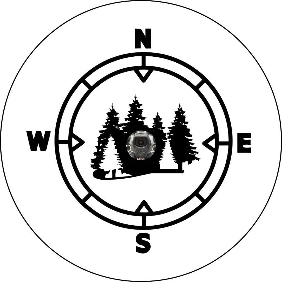 In the Woods Compass Spare Tire Cover