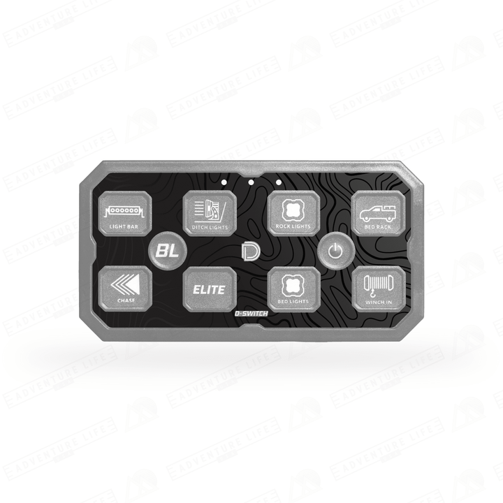 D-Switch Control Panel Decal Skin | Black Topo | | | Decals & Wraps