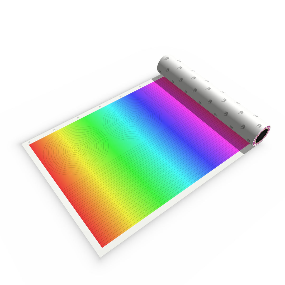 DIY Topo Kit in a Custom Color - choose any hex color for your topographic vinyl kit