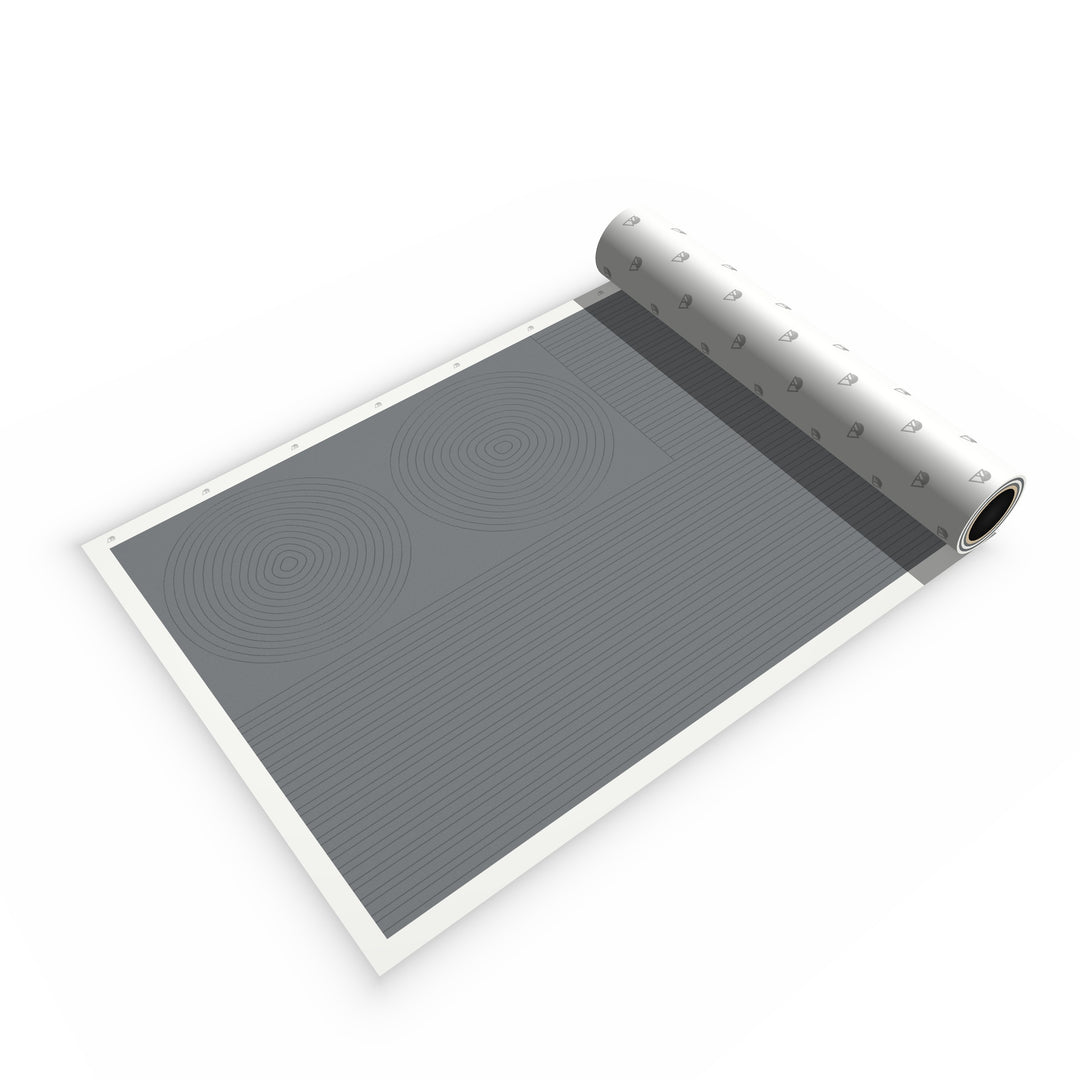 DIY Topo Kit in Gray - topographic vinyl lines and rings sheet