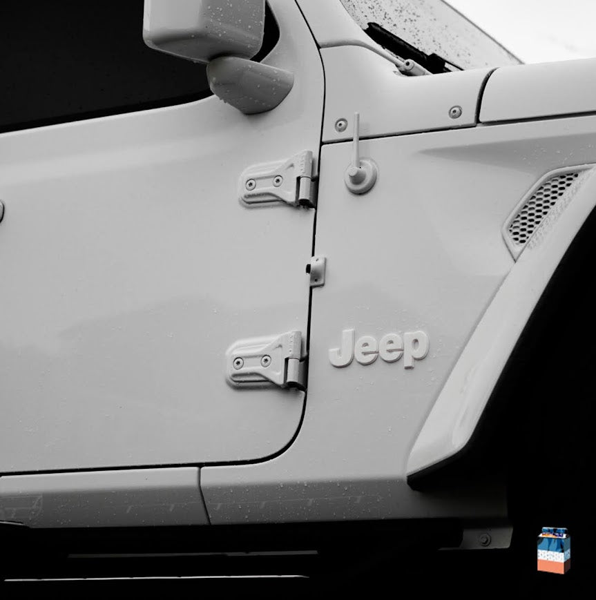 Jeep Wrangler/Gladiator Fender Emblems - PAIR L/R Sides - Two Color Stacked