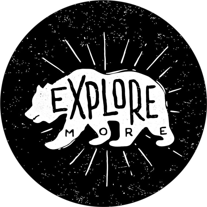 Explore More Bear Spare Tire Cover for Jeep, RV, Camper, Bronco, Trailer, & More