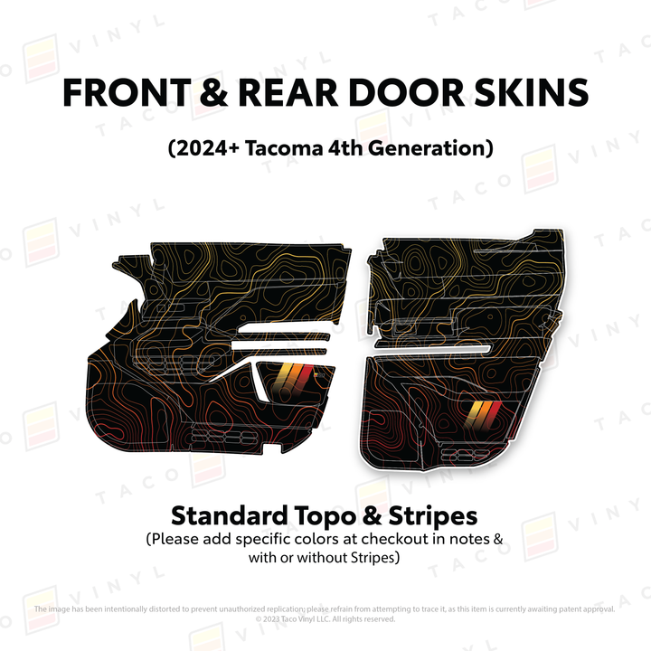 2024+ Tacoma Door Skins