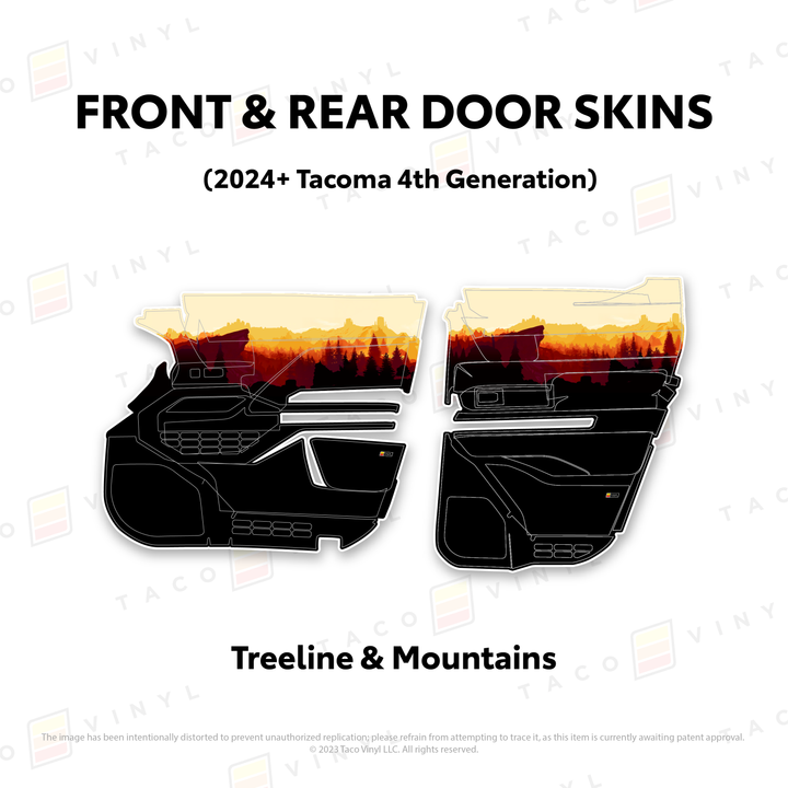 2024+ Tacoma Door Skins